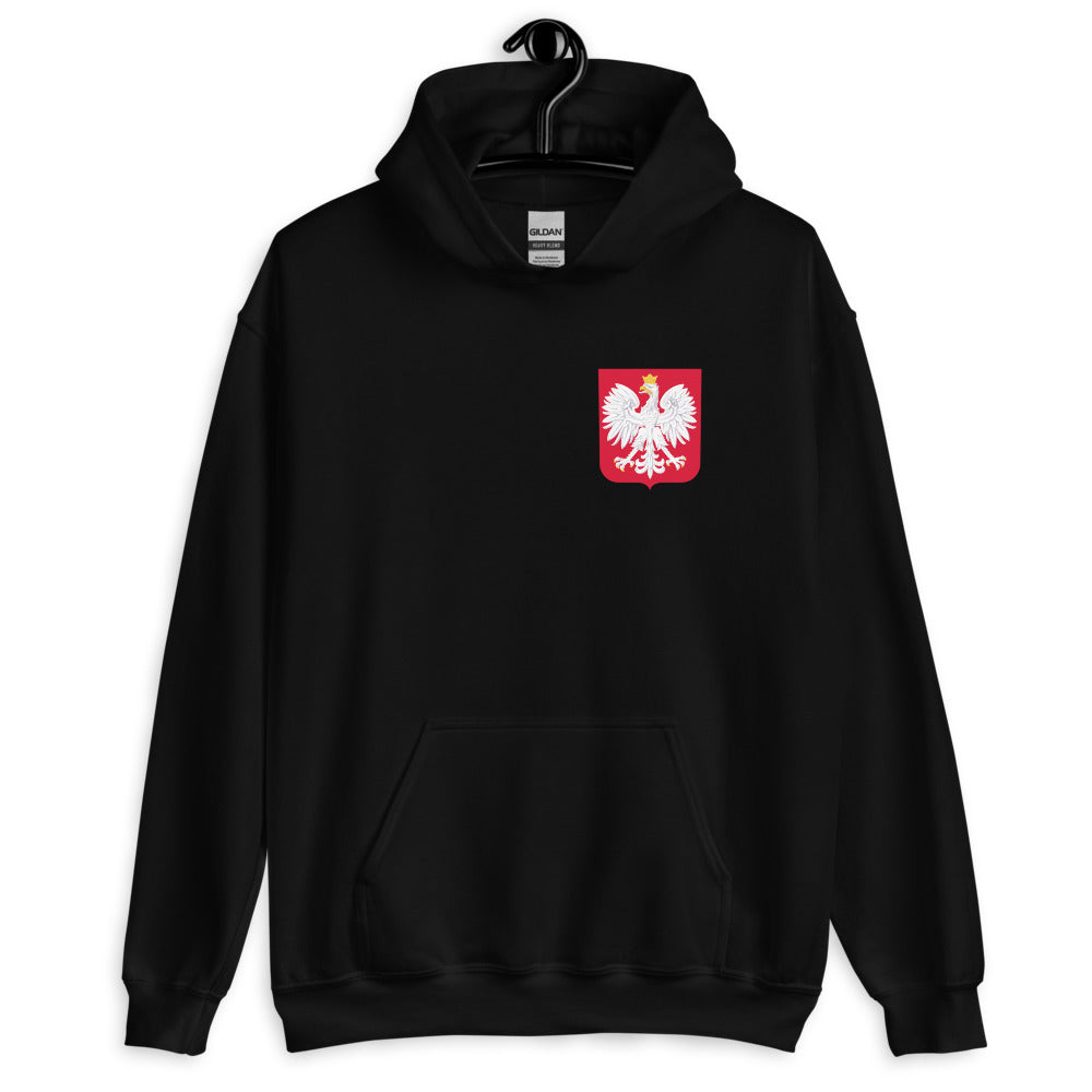 Sweatshirt Pologne bleu marine dos - Je n'ai pas choisi d'être Polonais