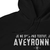 Thumbnail for Sweatshirt Aveyron noir - Je ne suis pas Testut