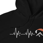 Battement de coeur Parapente et Montagne - Sweatshirt à capuche standard