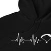 Sweatshirt parapente noir - Battement de coeur