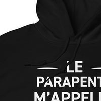 Thumbnail for Sweatshirt Parapente noir - Le ciel m'appelle