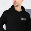 Sweat à capuche Bretagne noir - Brodé Breizhad et triskel