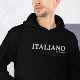 Italiano per sempre, Sweatshirt à capuche brodé