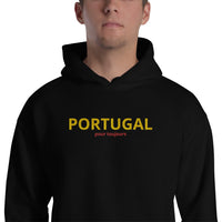 Thumbnail for Sweatshirt Portugal noir dos - confort et fierté brodés