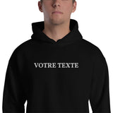 Sweat à capuche brodé personnalisable