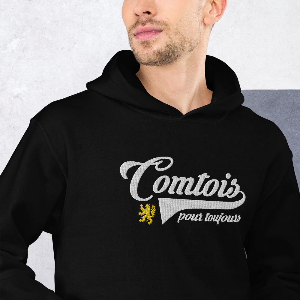 Comtois pour toujours - Sweatshirt à capuche BRODÉ Franche-Comté