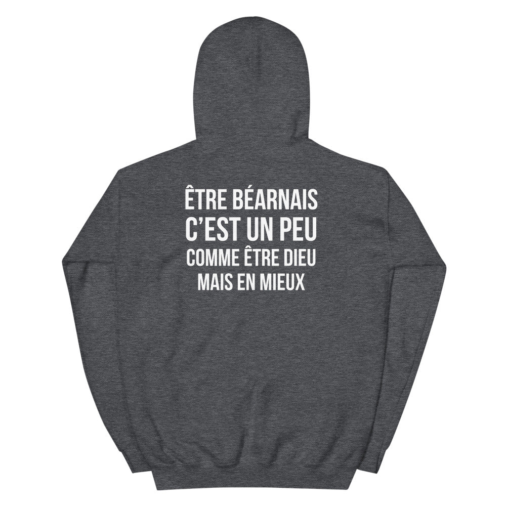 Béarnais comme Dieu mais en mieux - Sweat à Capuche standard - Ici & Là - T-shirts & Souvenirs de chez toi