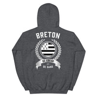 Thumbnail for Breton de coeur et de sang - Sweatshirt à capuche Bretagne