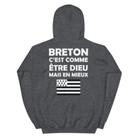 Thumbnail for Breton. c'est comme être Dieu mais en Mieux - Sweat à capuche