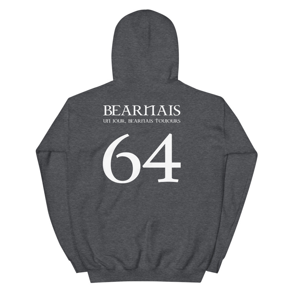 Béarnais un jour, Béarnais toujours - Sweat à Capuche standard 64