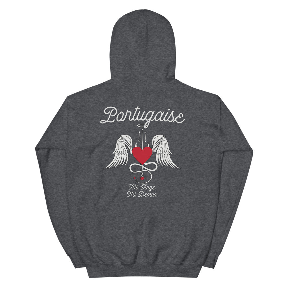 Sweatshirt Portugal bleu indigo - Mi Ange Mi Démon humoristique