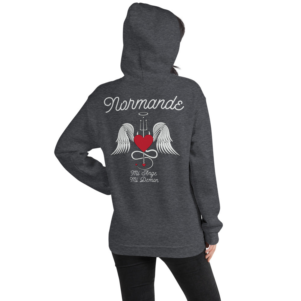 Sweatshirt Normande bleu clair - Mi ange, mi démon en douceur