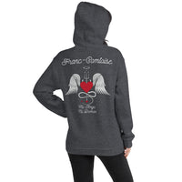 Thumbnail for Sweatshirt Franche-Comté gris foncé chiné dos - Mi Ange Mi Démon