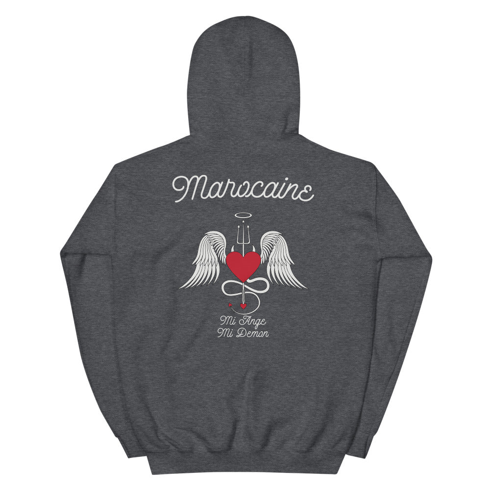 Sweatshirt marocain bleu indigo - Ange et Démon humoristique