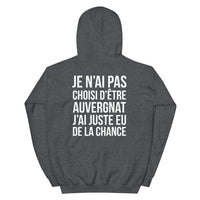 Thumbnail for Sweatshirt Auvergne gris foncé chiné dos - Je n'ai pas choisi