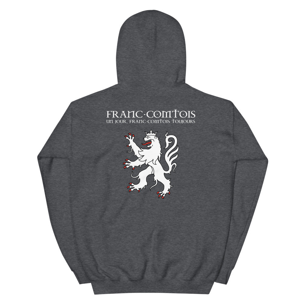Sweatshirt Franche-Comté bleu indigo - Franc-comtois un jour, toujours