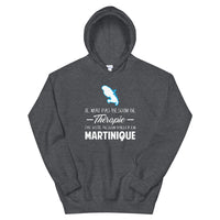 Thumbnail for Je n'ai pas besoin de thérapie j'ai juste besoin d'aller en Martinique - Sweat à capuche