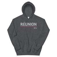 Thumbnail for Réunion - 974 - couleurs vintage - Sweat à Capuche standard