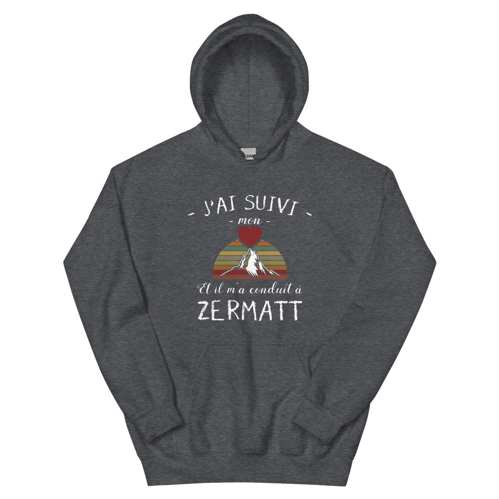 Sweatshirt Valais bleu marine - Suivez votre cœur avec fierté