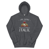 Thumbnail for Sweatshirt Italie bordeaux - J'ai suivi mon cœur