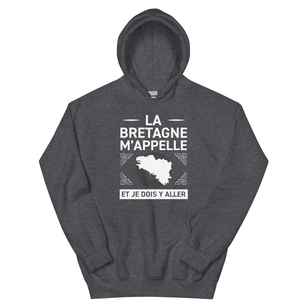 Sweatshirt Bretagne bordeaux - La Bretagne m'appelle