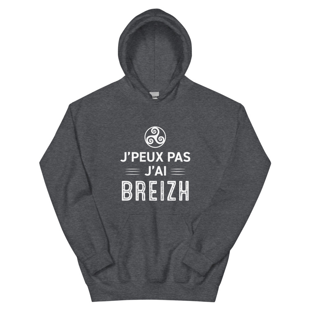 Sweatshirt Bretagne bordeaux - J'peux pas j'ai Breizh