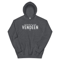 Thumbnail for Sweatshirt Vendée bleu indigo dos - Je ne suis pas têtu, j'affirme !