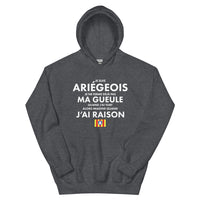 Thumbnail for Je suis Ariégeois je ne ferme pas ma gueule - Sweatshirt à capuche standard