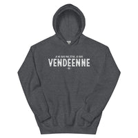 Thumbnail for Sweatshirt Vendée bordeaux - Je ne suis pas têtue, je suis fière