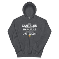 Thumbnail for Je suis Cantalou je ne ferme pas ma gueule - Sweatshirt à capuche standard