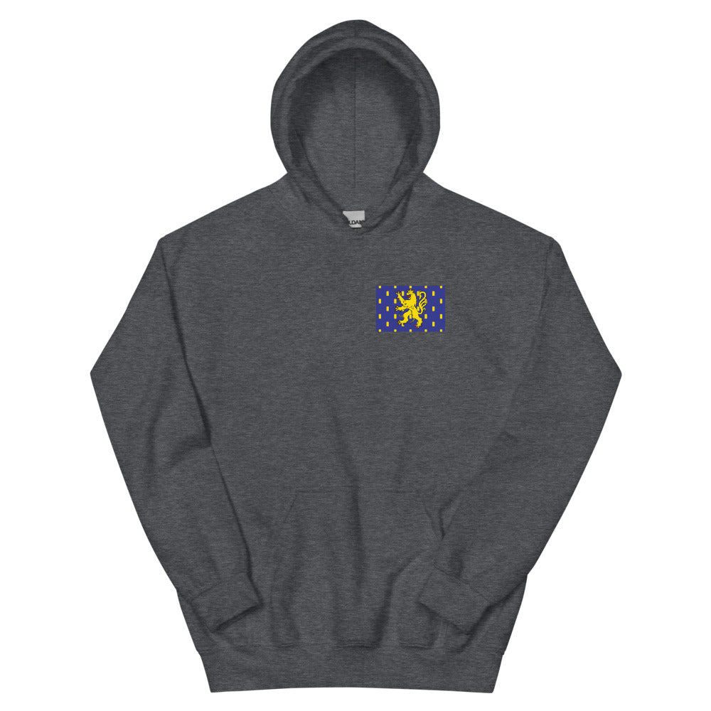 Il y a deux types de personnes, les Comtois - Sweatshirt à capuche standard