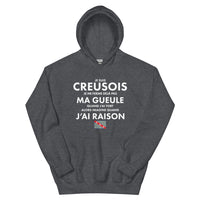 Thumbnail for Je suis Creusois je ne ferme pas ma gueule - Sweatshirt à capuche standard