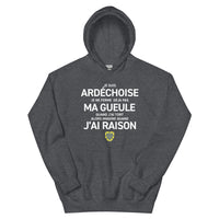 Thumbnail for Je suis Ardéchoise je ne ferme pas ma gueule - Sweatshirt à capuche standard