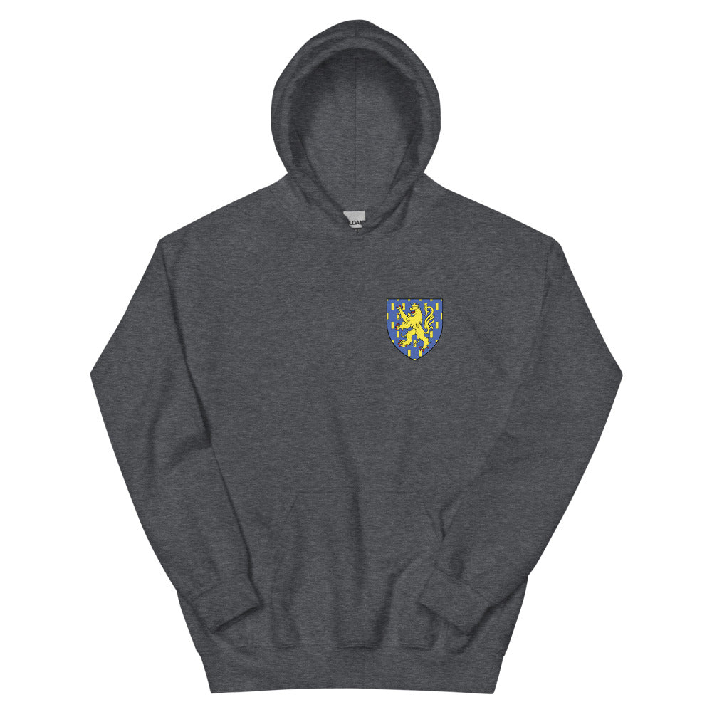 Sweatshirt Franche-Comté bleu marine dos - Je n'ai pas choisi