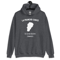 Thumbnail for Sweatshirt Franche-Comté bleu indigo - Mon histoire commence