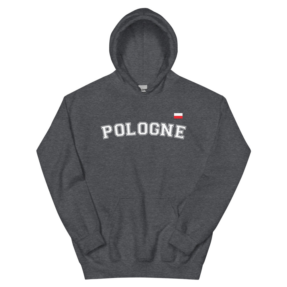 Sweatshirt Pologne noir dos - Style université américaine chic