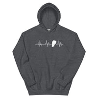 Thumbnail for Sweatshirt Franche-Comté battement de coeur avec carte de la Comté