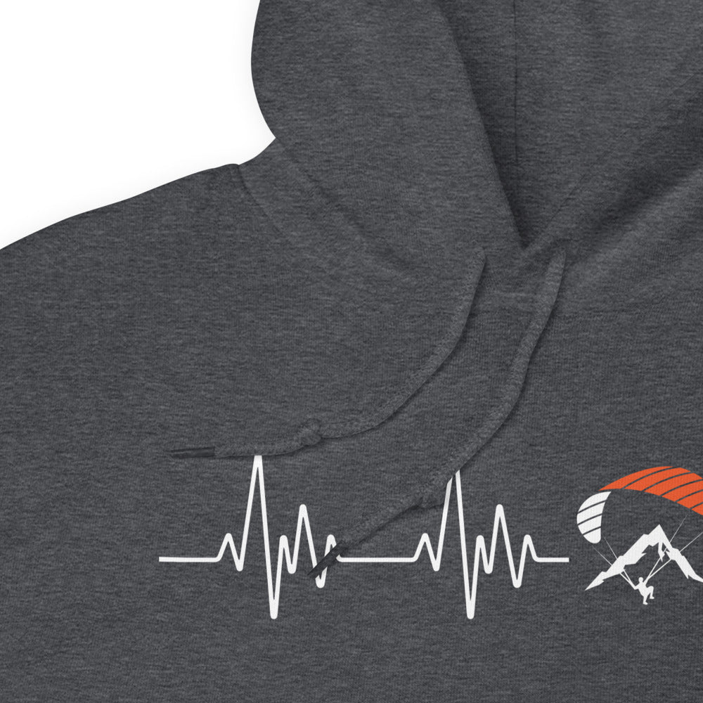 Battement de coeur Parapente et Montagne - Sweatshirt à capuche standard