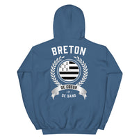 Thumbnail for Breton de coeur et de sang - Sweatshirt à capuche Bretagne