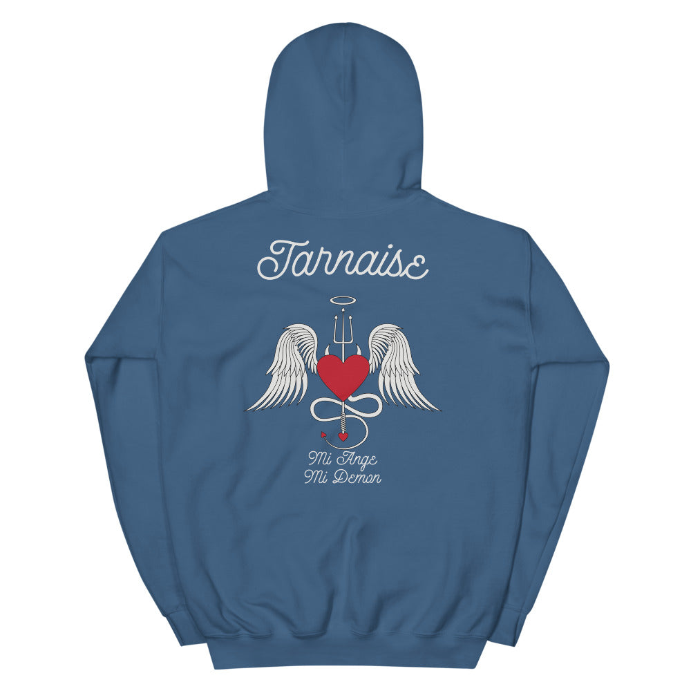 Sweatshirt Tarnaise gris foncé chiné - Design Ange et Démon