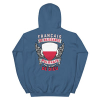 Thumbnail for Sweatshirt Pologne noir dos - Français de naissance, Polonais par grâce