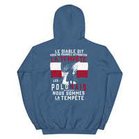Thumbnail for Sweatshirt Pologne vert militaire dos - Les Polonais répondirent : tempête