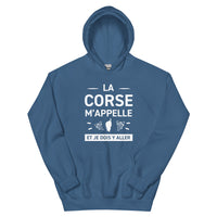 Thumbnail for La Corse M'appelle et je dois y aller - Sweatshirt à capuche standard
