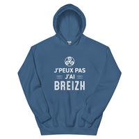 Thumbnail for Sweatshirt Bretagne bordeaux dos - J'peux pas j'ai Breizh