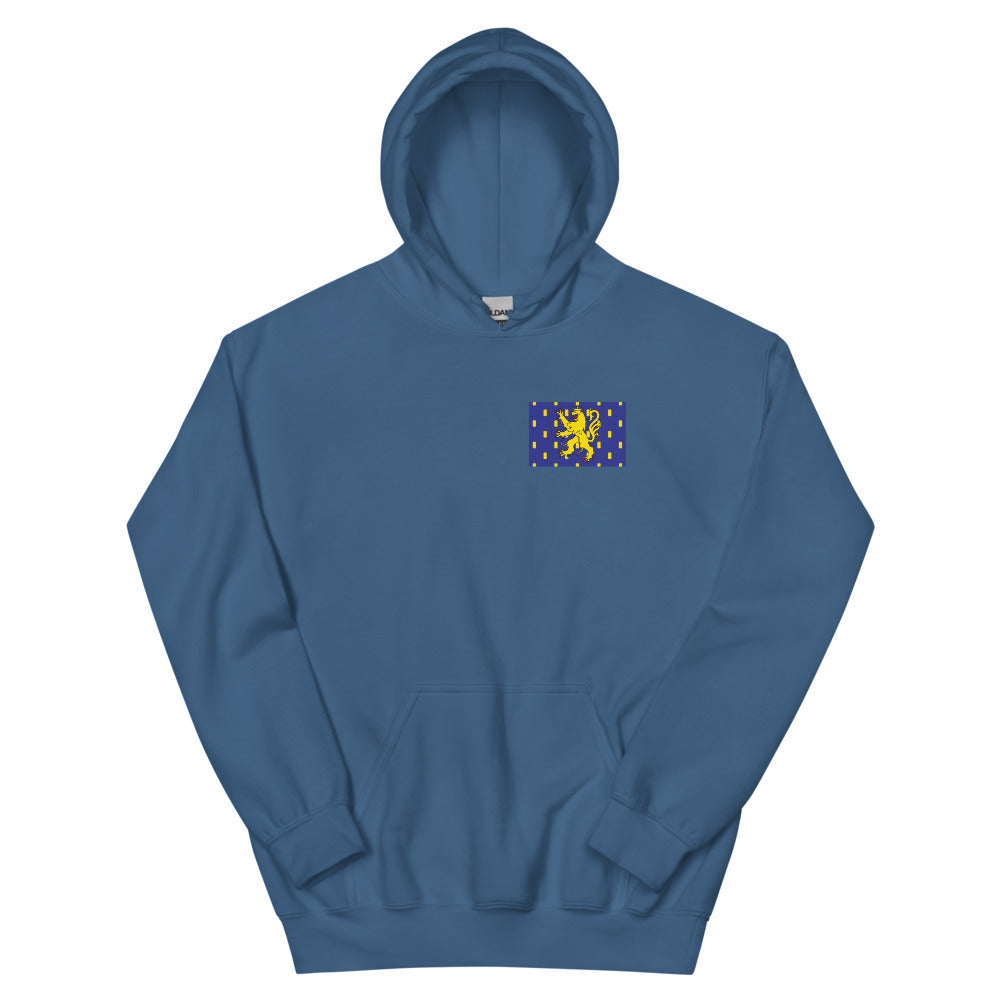 Il y a deux types de personnes, les Comtois - Sweatshirt à capuche standard