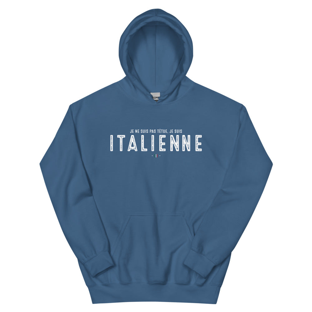 Je suis Italienne je ne ferme pas ma gueule - Sweatshirt à capuche standard
