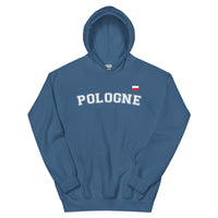 Thumbnail for Sweatshirt Pologne bleu marine dos - Style université américaine chic