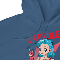 Thumbnail for Sweatshirt à capuche manga inspiré par Bulma de l'univers Dragon Ball