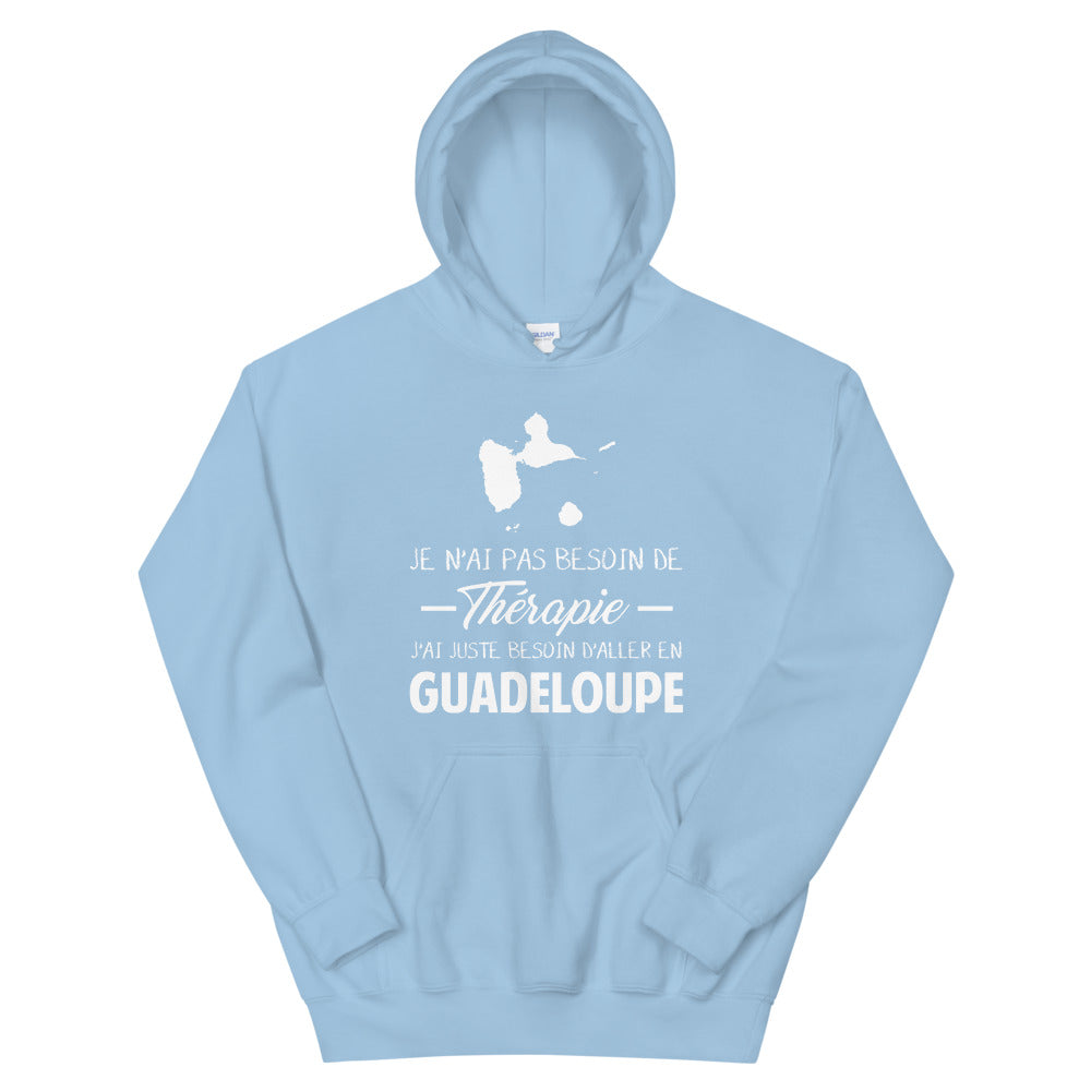 Pas besoin de Thérapie Guadeloupe - Sweatshirt à capuche - Ici & Là - T-shirts & Souvenirs de chez toi