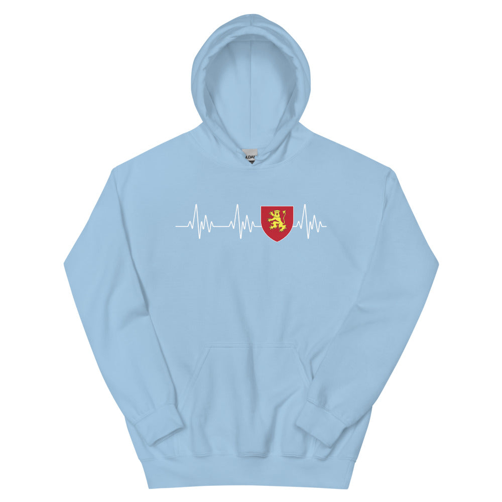 Battement de coeur blason de l'Aveyron / Rouergue - Sweatshirt à capuche standard